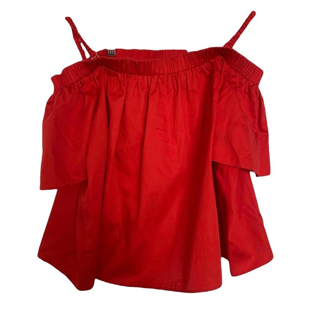 Red Off-Shoulder Top - image 1